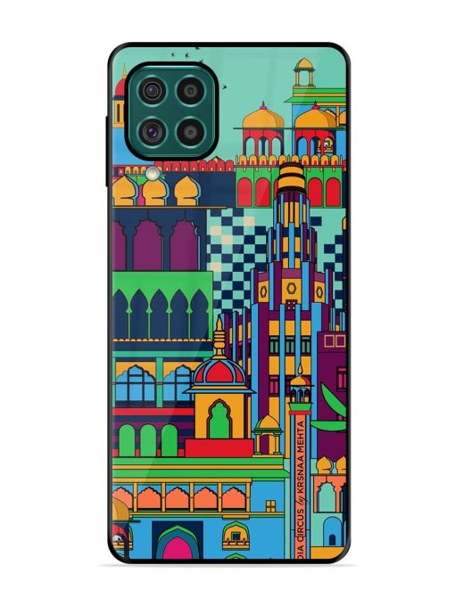 Indian Tapestry Glossy Soft Edge Case for Samsung Galaxy F62