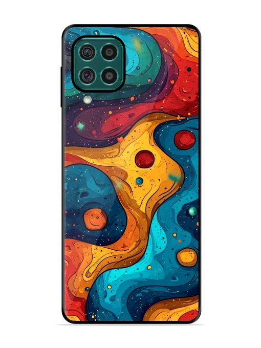 Cosmic Swirl Glossy Soft Edge Case for Samsung Galaxy F62