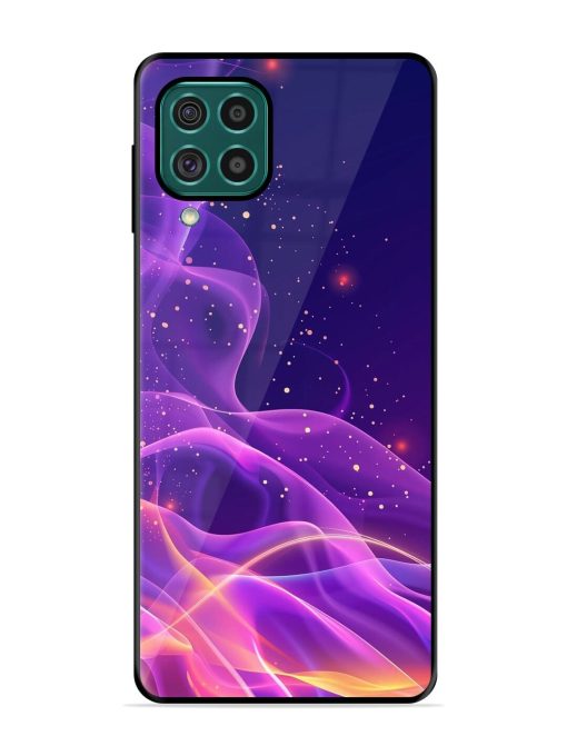 Cosmic Currents Glossy Soft Edge Case for Samsung Galaxy F62 Chachhi