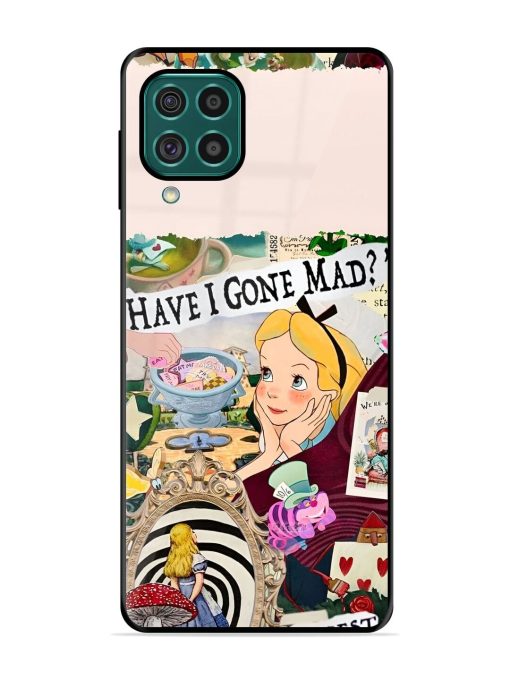 Mad Hatter'S Collage Glossy Soft Edge Case for Samsung Galaxy F62