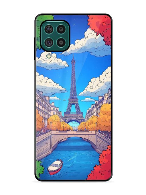 Parisian Panorama Glossy Soft Edge Case for Samsung Galaxy F62 Chachhi