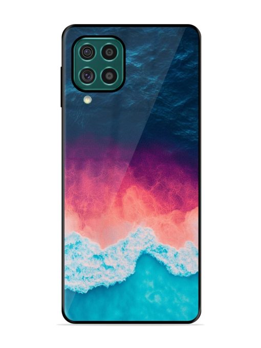 Where The Ocean Meets The Sky Glossy Soft Edge Case for Samsung Galaxy F62 Chachhi