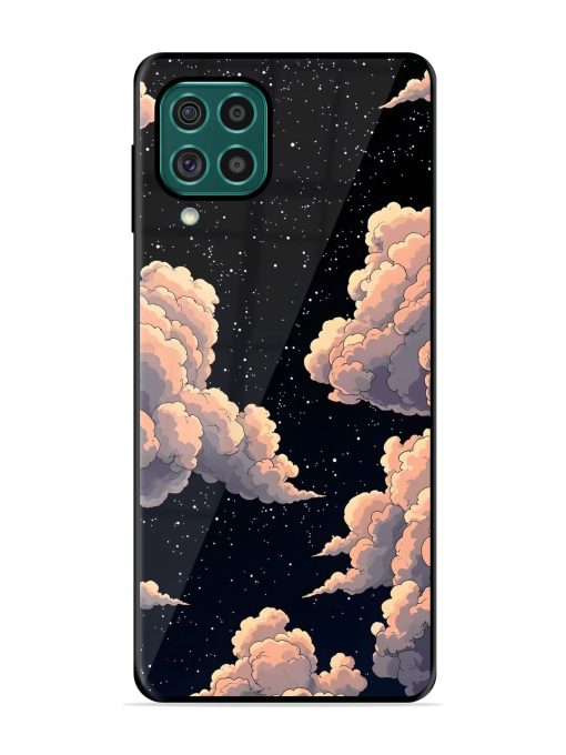 Starry Night Dreams Glossy Soft Edge Case for Samsung Galaxy F62 Chachhi