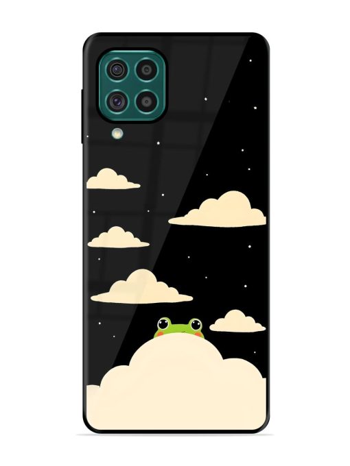 Froggy Night Sky Glossy Soft Edge Case for Samsung Galaxy F62 Chachhi