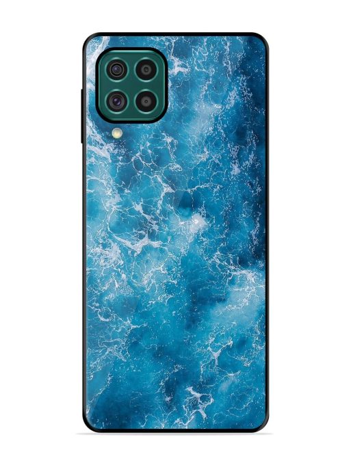 Oceanic Abyss Glossy Soft Edge Case for Samsung Galaxy F62 Chachhi