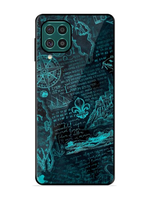 Nautical Notebook Glossy Soft Edge Case for Samsung Galaxy F62 Chachhi