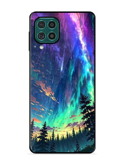 Cosmic Canvas Glossy Soft Edge Case for Samsung Galaxy F62 Chachhi