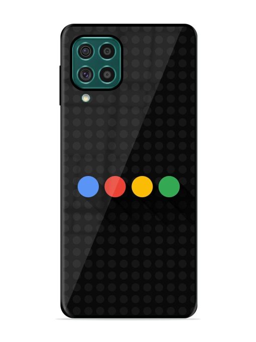 Google Dots Glossy Soft Edge Case for Samsung Galaxy F62 Chachhi