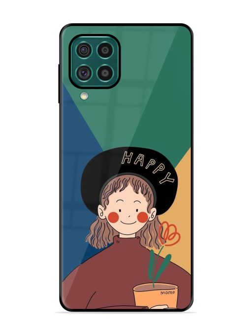 Happy Momo Glossy Soft Edge Case for Samsung Galaxy F62