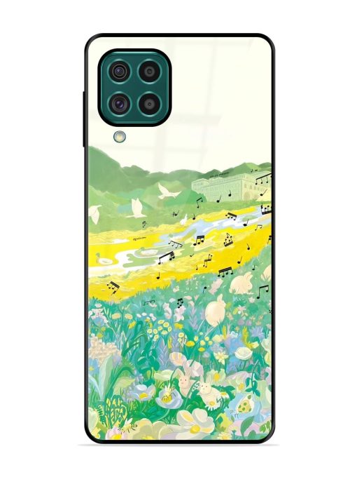 Melody In Bloom Glossy Soft Edge Case for Samsung Galaxy F62 Chachhi