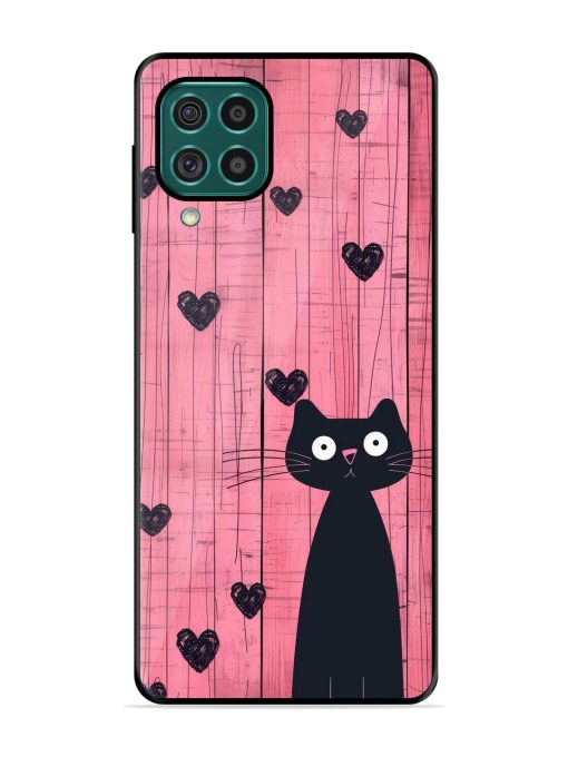 Feline Valentine'S Day Glossy Soft Edge Case for Samsung Galaxy F62 Chachhi