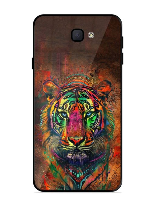 Cosmic Tiger Glossy Soft Edge Case for Samsung Galaxy J7 Prime Chachhi