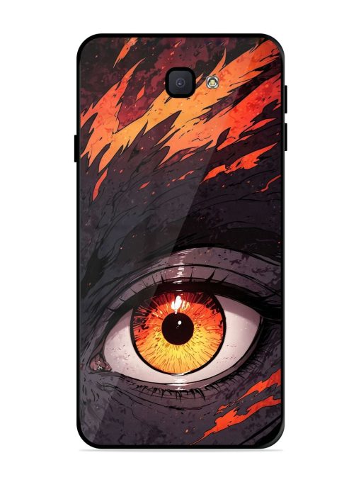 Inferno Gaze Glossy Soft Edge Case for Samsung Galaxy J7 Prime Chachhi