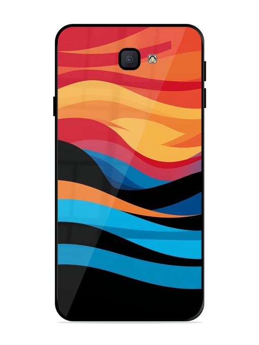 Blazing Currents Glossy Soft Edge Case for Samsung Galaxy J7 Prime Chachhi