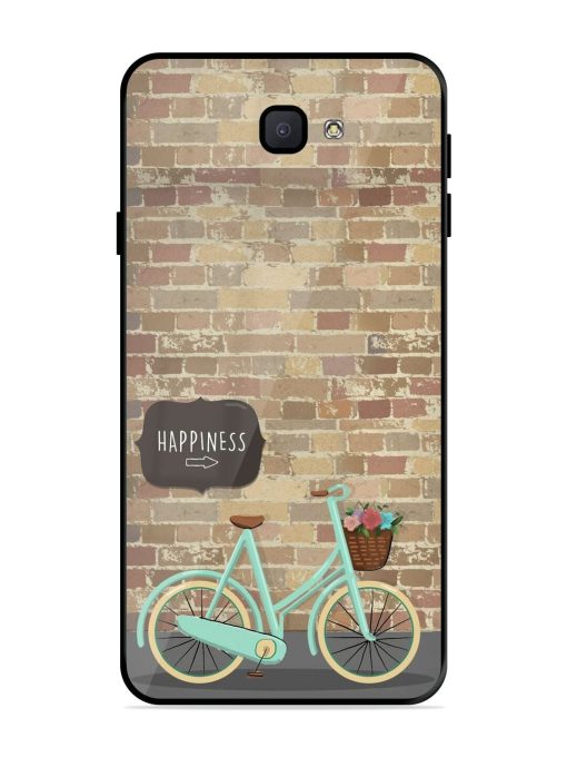 Pedaling Towards Happiness Glossy Soft Edge Case for Samsung Galaxy J7 Prime Chachhi