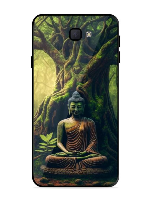 Green Buddha Art Glossy Soft Edge Case for Samsung Galaxy J7 Prime Chachhi