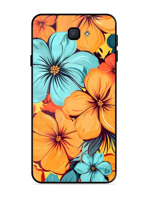 Tropical Bloom Glossy Soft Edge Case for Samsung Galaxy J7 Prime Chachhi