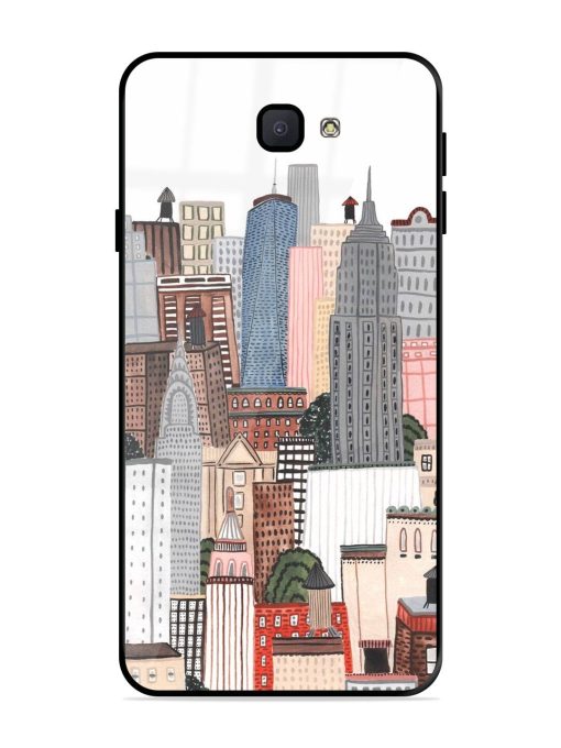 Cityscape Dreams Glossy Soft Edge Case for Samsung Galaxy J7 Prime Chachhi