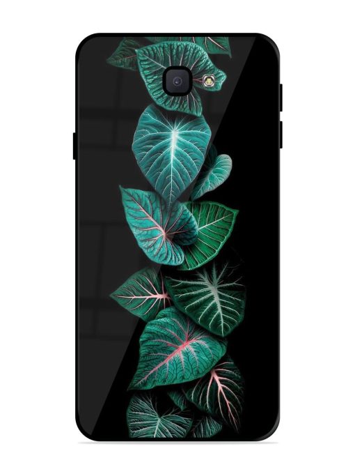 Emerald Elegance Glossy Soft Edge Case for Samsung Galaxy J7 Prime Chachhi