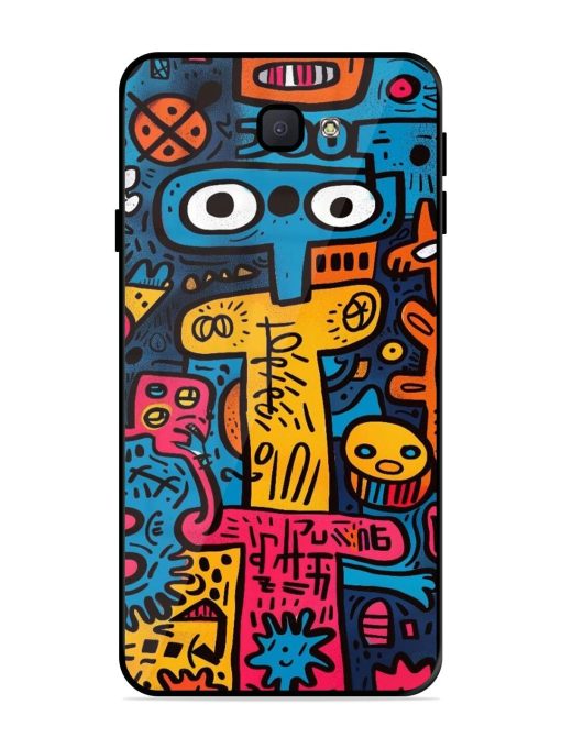 Doodletopia Glossy Soft Edge Case for Samsung Galaxy J7 Prime Chachhi