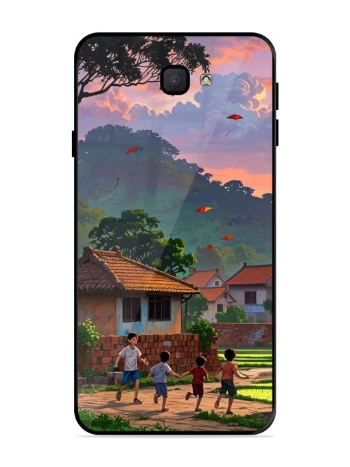 Sunset Play Glossy Soft Edge Case for Samsung Galaxy J7 Prime Chachhi