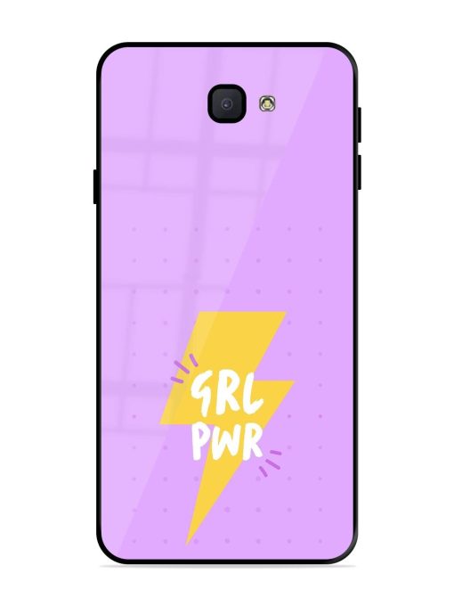 Girl Power Spark Glossy Soft Edge Case for Samsung Galaxy J7 Prime Chachhi