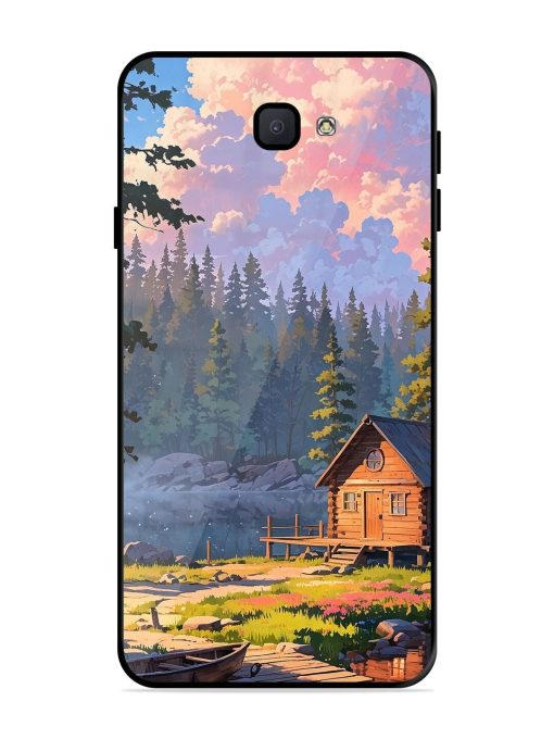 Lakeside Serenity Glossy Soft Edge Case for Samsung Galaxy J7 Prime Chachhi