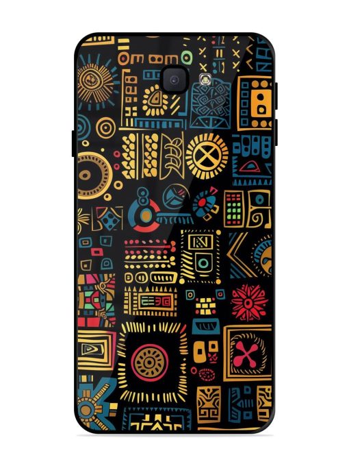 Tribal Tapestry Glossy Soft Edge Case for Samsung Galaxy J7 Prime Chachhi