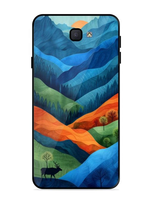 Layers Of The Land Glossy Soft Edge Case for Samsung Galaxy J7 Prime Chachhi