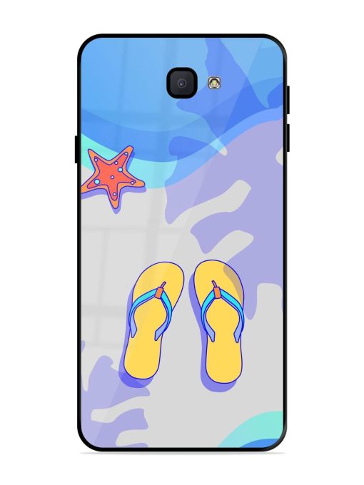 Sandy Toes And Salty Seas Glossy Soft Edge Case for Samsung Galaxy J7 Prime Chachhi