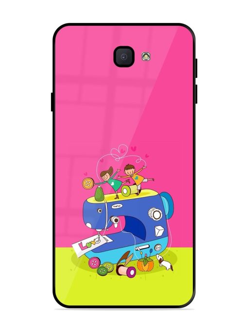 Sew Cute Glossy Soft Edge Case for Samsung Galaxy J7 Prime Chachhi