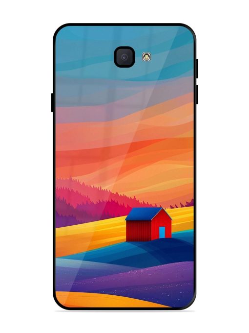 Sunset Solitude Glossy Soft Edge Case for Samsung Galaxy J7 Prime Chachhi