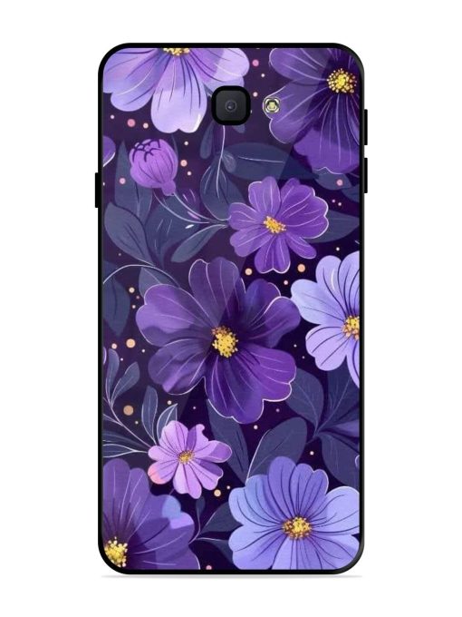 Purple Paradise Glossy Soft Edge Case for Samsung Galaxy J7 Prime Chachhi