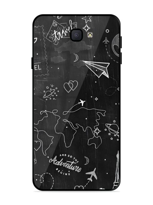 Wanderlust Sketchbook Glossy Soft Edge Case for Samsung Galaxy J7 Prime Chachhi