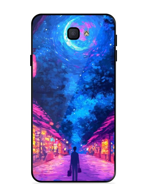 Neon Nightscape Glossy Soft Edge Case for Samsung Galaxy J7 Prime Chachhi