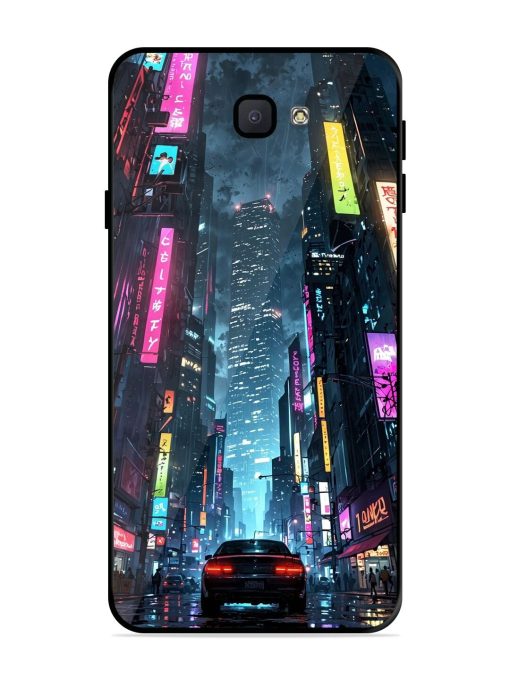 Neon Nightscape Glossy Soft Edge Case for Samsung Galaxy J7 Prime Chachhi