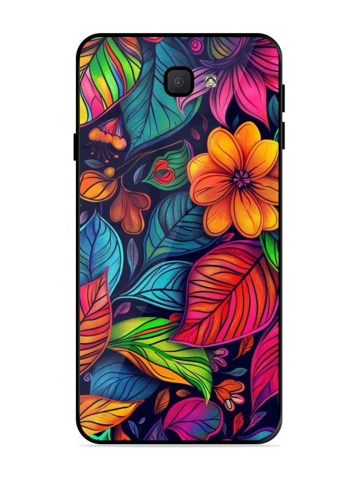 Rainbow Of Blooms Glossy Soft Edge Case for Samsung Galaxy J7 Prime Chachhi