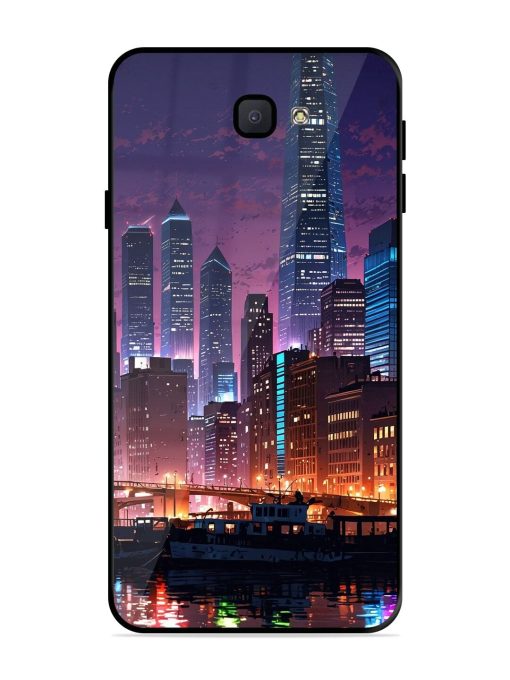 Neon Nightscape Glossy Soft Edge Case for Samsung Galaxy J7 Prime Chachhi