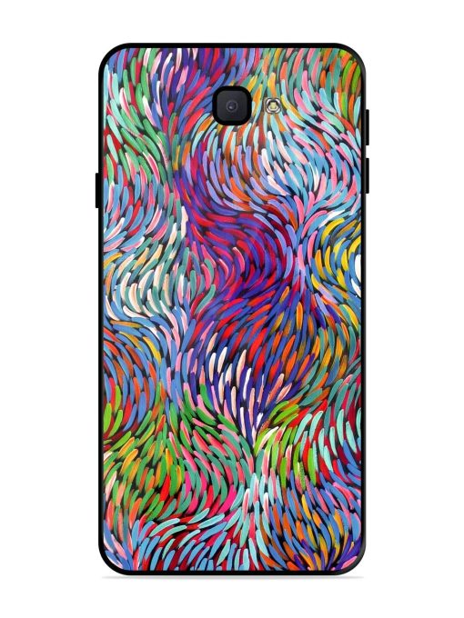 Vibrant Waves Glossy Soft Edge Case for Samsung Galaxy J7 Prime Chachhi