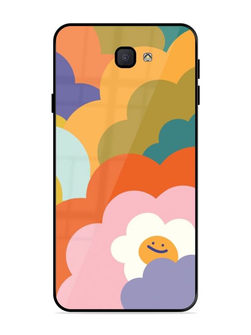 Happy Flower Power Glossy Soft Edge Case for Samsung Galaxy J7 Prime Chachhi