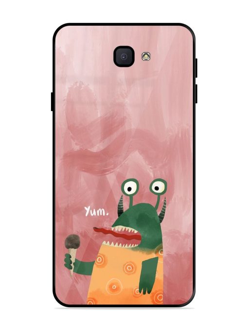 Hungry Monster Glossy Soft Edge Case for Samsung Galaxy J7 Prime Chachhi