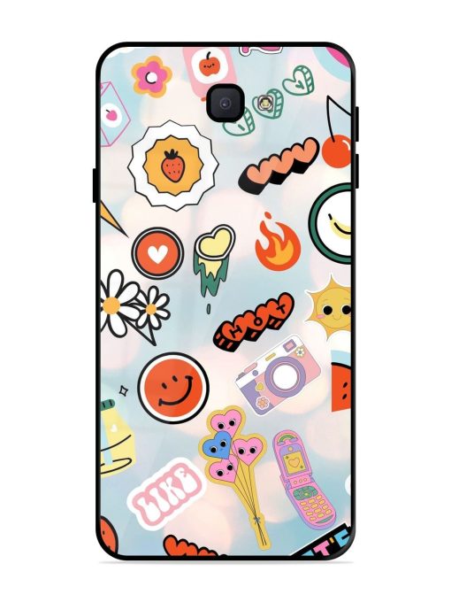 Cheerful Glossy Soft Edge Case for Samsung Galaxy J7 Prime Chachhi