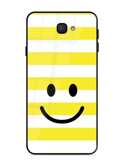 Smiling Stripes Glossy Soft Edge Case for Samsung Galaxy J7 Prime Chachhi