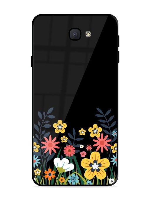 Floral Night Sky Glossy Soft Edge Case for Samsung Galaxy J7 Prime Chachhi