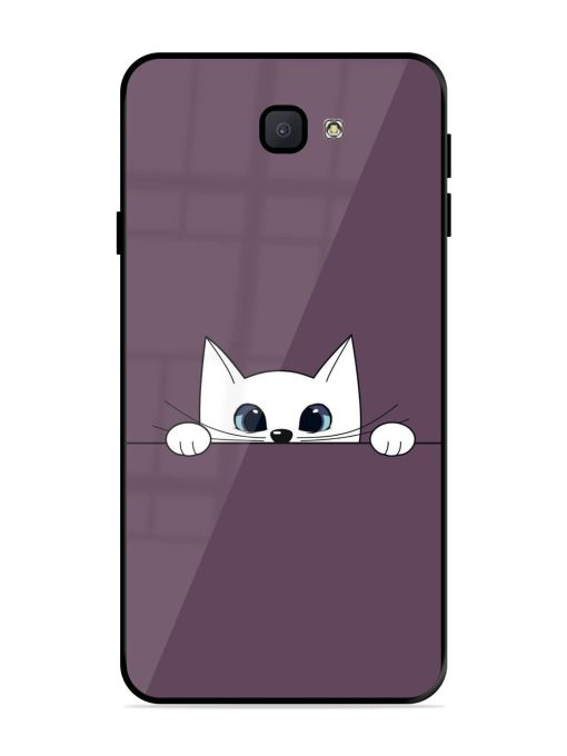 Peek-A-Boo Kitty Glossy Soft Edge Case for Samsung Galaxy J7 Prime Chachhi