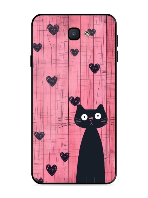 Feline Valentine'S Day Glossy Soft Edge Case for Samsung Galaxy J7 Prime Chachhi