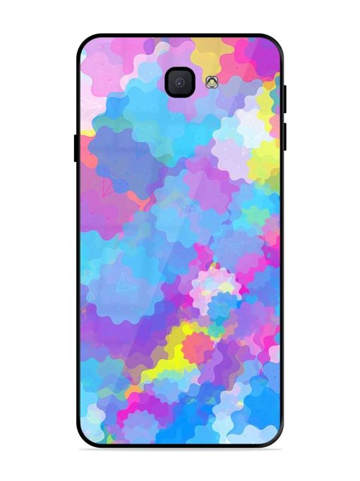 Psychedelic Cloud Burst Glossy Soft Edge Case for Samsung Galaxy J7 Prime Chachhi