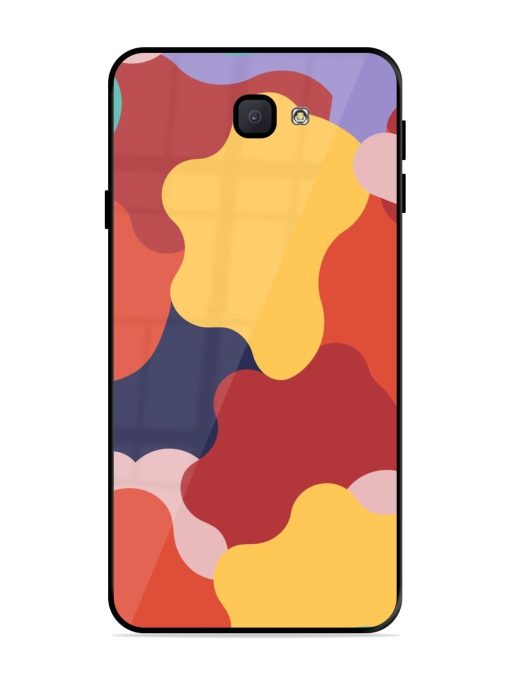 Gooey Color Chaos Glossy Soft Edge Case for Samsung Galaxy J7 Prime Chachhi