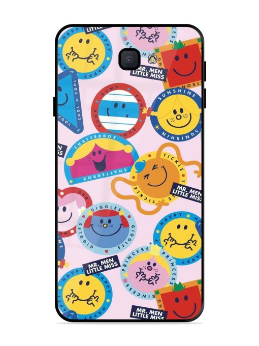 Whimsical Mr. Men & Little Miss Glossy Soft Edge Case for Samsung Galaxy J7 Prime Chachhi