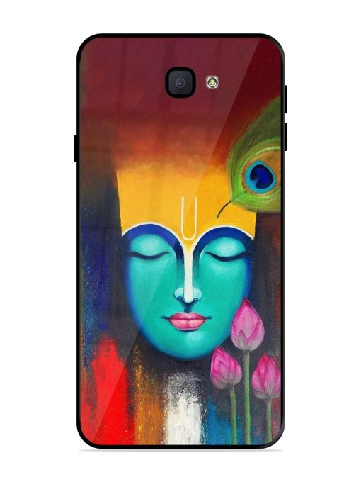 Divine Tranquility: The Face Of Krishna Glossy Soft Edge Case for Samsung Galaxy J7 Prime Chachhi